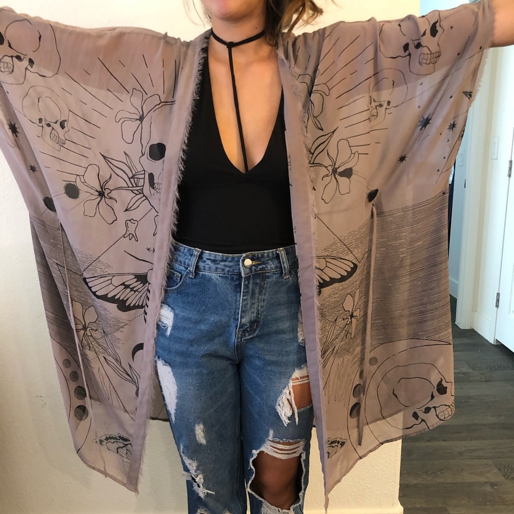 Skeleton cardigan